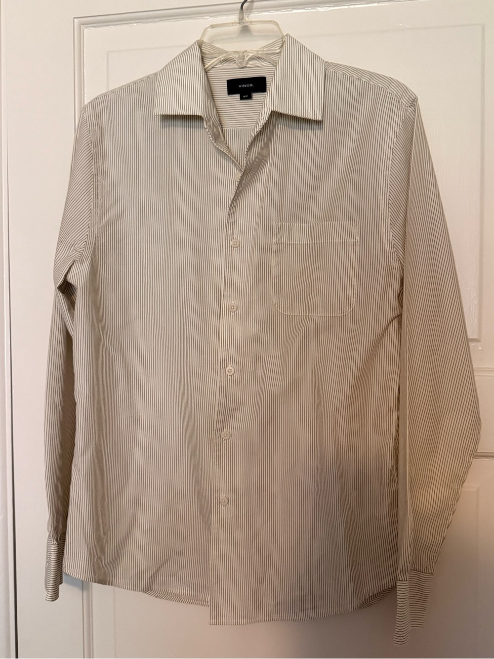 Vince Men's Fine-Stripe Button-Down Shirt